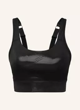Царапина на спортивном бюстгальтере Plein Sport, черный