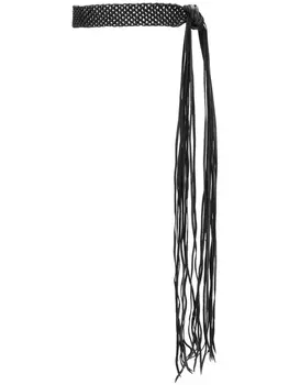 Caravana ремень с бахромой, черный