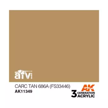 CARC Тан 686A (FS33446), 3rd Gen Acrylic - AFV
