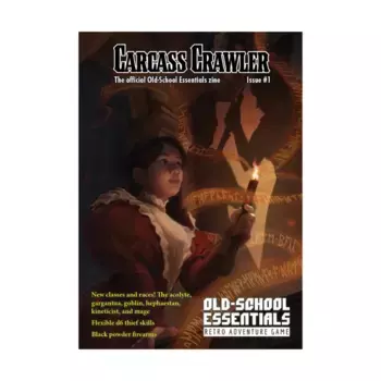 Carcass Crawler #1 "New Classes, Thief Skills, Black Powder Firearms", Old-School Essentials, мягкая обложка