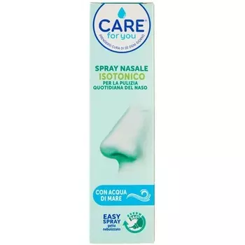 CARE FOR YOU Изотонический спрей для носа 125 мл дезинфицирующее средство