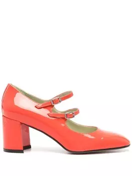 Carel Paris туфли-лодочки Alice 60 мм из кожи, нейтральный цвет