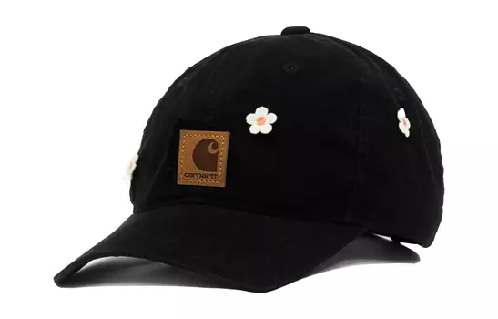 Carhartt Бейсболка хлопковая унисекс черная