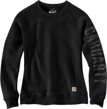 Carhartt Clarksburg Crewneck Дамы Sweatshirt, черный