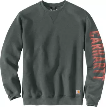 Свитшот Carhartt Crewneck Graphic, оливково-зеленый
