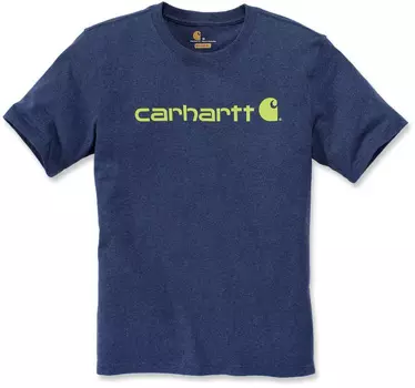 Футболка Carhartt EMEA Core Logo Workwear Short Sleeve, синий