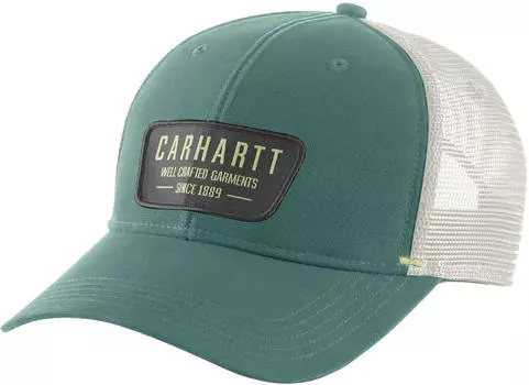 Шапка Carhartt Mesh-Back Crafted Patch, бирюзовый