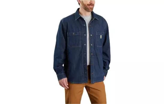 Carhartt Мужская джинсовая куртка, цвет Ice Blue