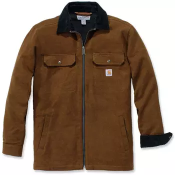 Carhartt Rain Defender Pawnee Zip Рубашка, коричневый