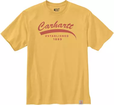 Футболка Carhartt Relaxed Fit Heavyweight Graphic, желтый