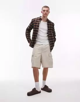 Carhartt WIP alan шорты карго бежевого цвета