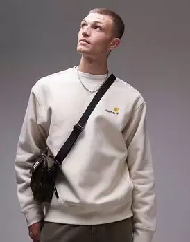 Carhartt WIP - American Script - Толстовка в оттенке белого