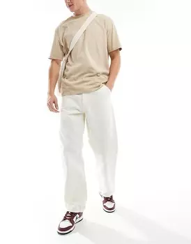 Carhartt WIP – Белые брюки плотника