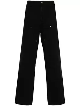 Carhartt WIP брюки Double Knee свободного кроя, черный