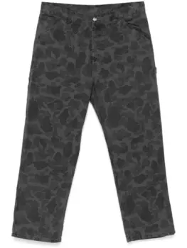 Carhartt WIP брюки Duck Single Knee, серый