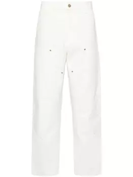 Carhartt WIP брюки из органического хлопка, нейтральный цвет