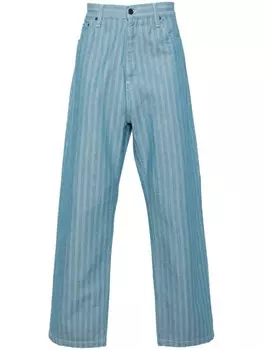 Carhartt WIP брюки Menard с узором «ёлочка», синий