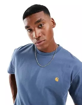 Carhartt WIP – Chase – футболка в цвете Blaugrn