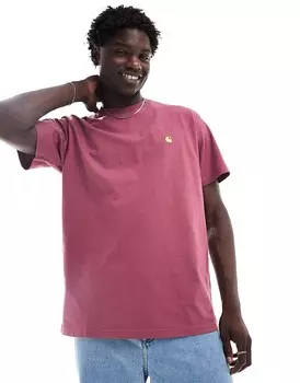 Carhartt WIP – Чейз – Красная футболка