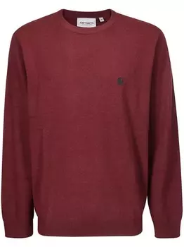 Carhartt WIP джемпер с вышитым логотипом, красный