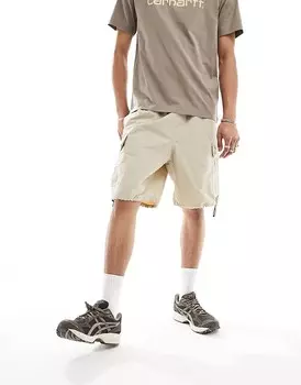 Carhartt WIP – Evers – Бежевые нейлоновые шорты-карго