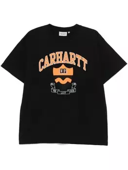 Carhartt WIP футболка Академии Ленивых Уток, черный