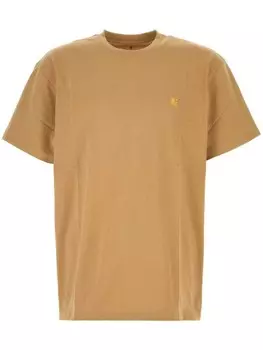 Carhartt WIP футболка Chase, коричневый