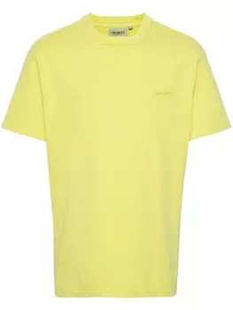 Carhartt WIP футболка Duster Script, желтый