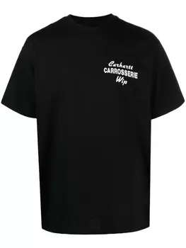 Carhartt WIP футболка Mechanics из органического хлопка, черный