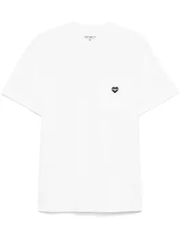 Carhartt WIP футболка Pocket Heart, белый