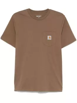 Carhartt WIP футболка Pocket, коричневый