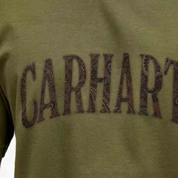 Carhartt WIP Футболка с надписью «Пейсли», зеленый