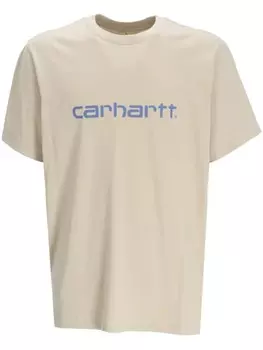 Carhartt WIP футболка с принтом Script, нейтральный цвет