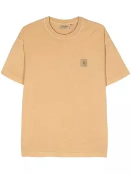 Carhartt WIP футболка S/S Nelson с нашивкой-логотипом, желтый