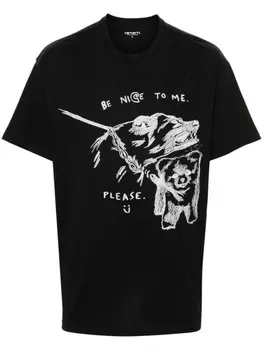 Carhartt WIP футболка S/S Pepe Be Nice, черный