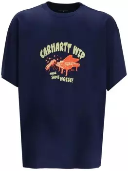 Carhartt WIP футболка с шумом, синий