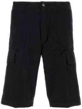 Carhartt WIP хлопковые шорты-карго, черный