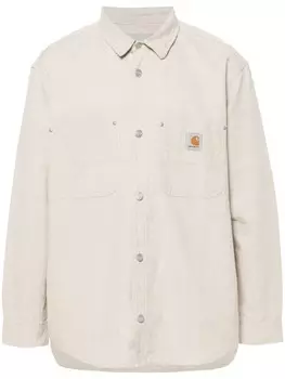 Carhartt WIP холщовая рубашка Walter, нейтральный цвет