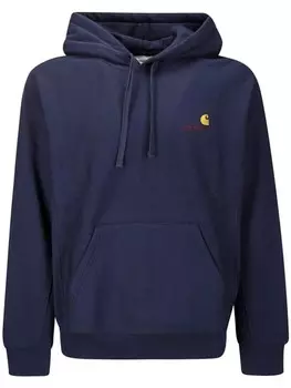 Carhartt WIP худи American Scrip с кулиской, синий