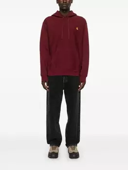 Carhartt WIP худи American Script, красный