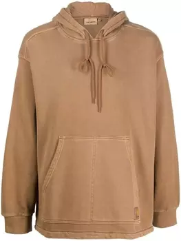 Carhartt WIP худи с кулиской, коричневый
