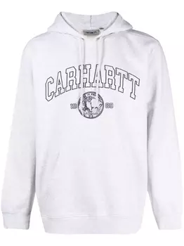 Carhartt WIP худи с логотипом, серый