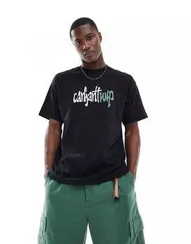 Carhartt WIP — Кисть — Черная футболка