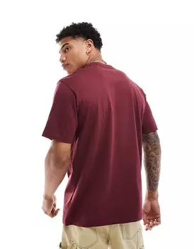 Carhartt WIP – красная футболка с нагрудным карманом