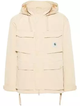 Carhartt WIP куртка Balto с капюшоном и нашивкой-логотипом, нейтральный цвет