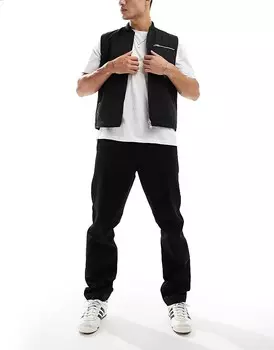 Carhartt WIP – Master – Черные свободные брюки