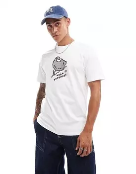 Carhartt WIP – Move On Up – белая футболка