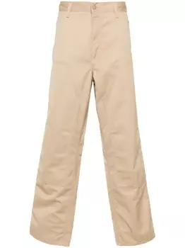 Carhartt WIP прямые брюки Double Knee, нейтральный цвет