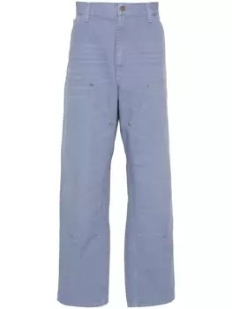 Carhartt WIP прямые брюки Double Knee средней посадки, синий
