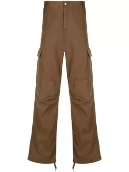Carhartt WIP прямые брюки карго, коричневый